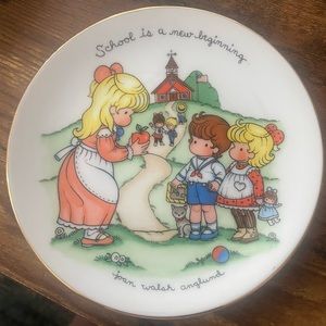 Vintage Avon “School is a new beginning “ Plate